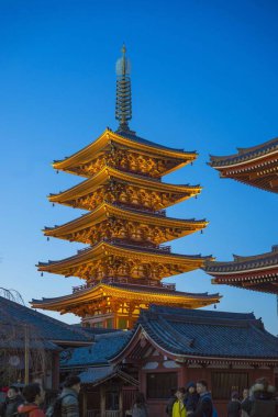 Asakusa Sensoji Tapınağı, Tokyo, Japonya 