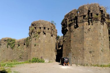 Entrance of Naldurga Fort District Osmanabad Maharashtra India   clipart