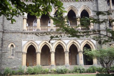Mumbai Yüksek Mahkemesi Binası; Mambas Bombay; Maharashtra; Hindistan
