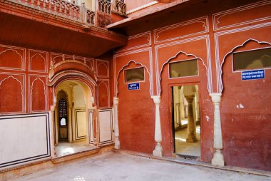 Inside in Hawa Mahal ; Jaipur; Rajasthan ; India clipart