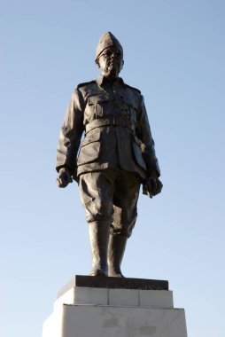 Dalhousie, Himachal Pradesh, Hindistan 'da bulunan Netaji Subhashchandra heykeli