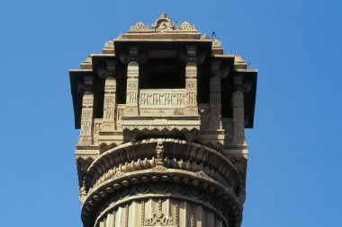 Stambha at Hutheesing Jain Temple, Ahmedabad, Gujarat, India, Asia clipart