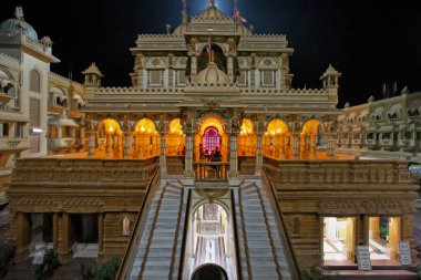 Heritage Swaminarayan temple almost 100 years old built by Shashtriji maharaj ; Gujarat ; India clipart