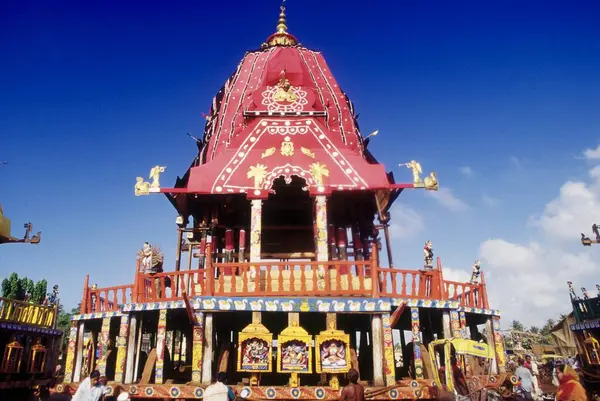 stock image Rath yatra Rathyatra car festival the journey of Jagannath, puri, orissa, india 