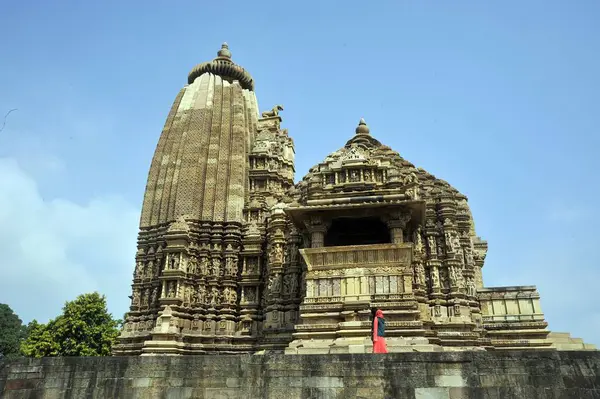 stock image Vamana temple Khajuraho Madhya Pradesh India Asia