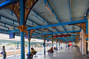 Miras, eski Rajkot istasyonu, batı demiryolları, Gujarat, Hindistan