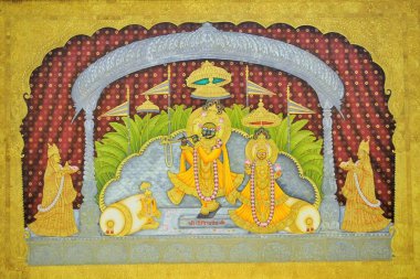 Krishna Radha Nathdwara pichwai resim