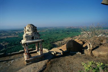 Manzara Matanga Hill, Hampi, Karnataka, Hindistan 