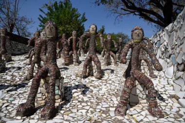 Kaya bahçesi, Chandigarh, Haryana, Hindistan, Asya