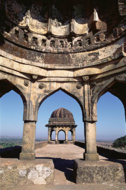Roopmati pavyonu Rewa Kund grubu, Mandu, Madhya Pradesh, Hindistan 