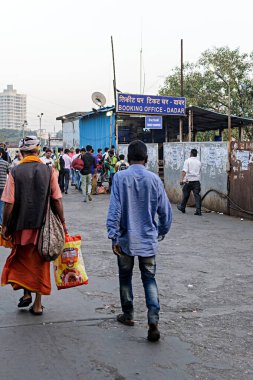 Dadar Tren İstasyonu Mumbai, Maharashtra, Hindistan, Asya 