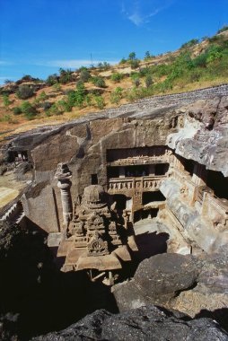 Ellora Mağarası No: 32, Aurangabad, Maharashtra, Hindistan