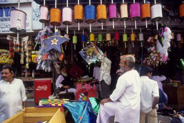 Uçurtma Dükkanı, Bombay Mumbai, Maharashtra, Hindistan 