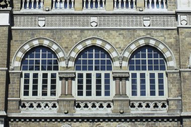 Elfinstone Koleji 'nin dış görünüşü, Fort, Mumbai, Hindistan, Asya