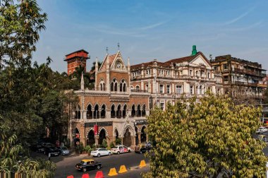 David Sassoon kütüphane ordusu ve donanma binası, mumbai, maharashtra, Hindistan, Asya