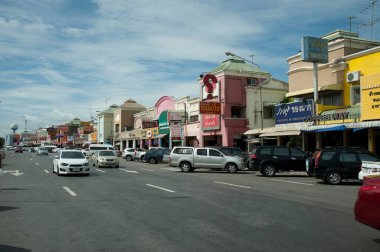 Sokakta, Bangkok 'ta, Tayland' da, Asya 'da araçlar  