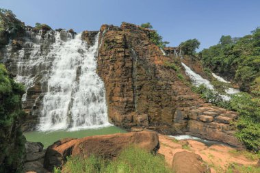 Teerathgarh Şelalesi, bastar, chhattisgarh, Hindistan, Asya 