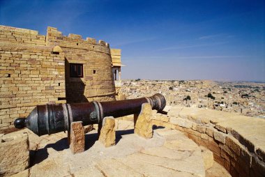 Kalenin tepesindeki kilise, Jaisalmer, Rajasthan, Hindistan 