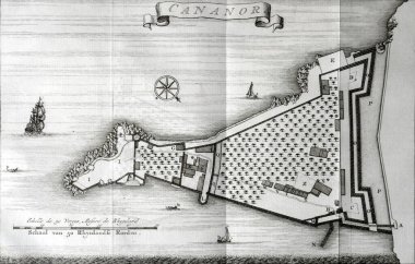 Hindistan haritası, Cananoor, kannur, Malabar sahili, Kerala, Hindistan