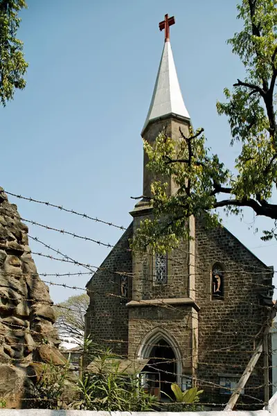 stock image St. Vincent church Neo Gothic church built in 1865, Pune, Maharashtra, India  