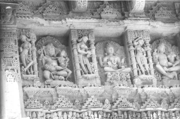 stock image statue Rani ki vav, stepwell, patan, Gujarat, India, Asia
