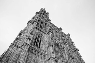 Strasbourg Munster, Katolik Katedrali, Strasbourg, Alsace, Fransa, Avrupa 