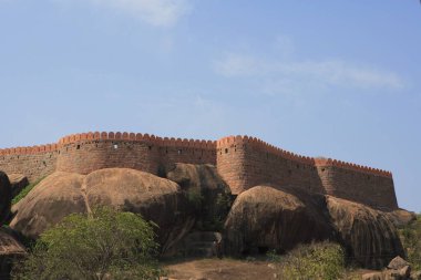 Fort, Karaikudi, Chettinad, Tamil Nadu, Hindistan 