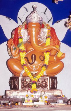 Hindistan Asya 'da maharashtra' daki Lord Ganesha 'nın putu.