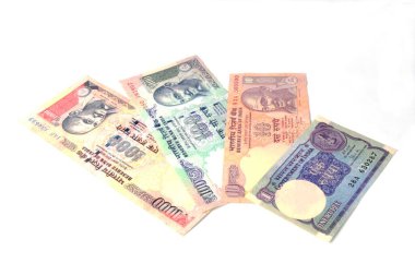 Hindistan para birimi notları kavramı