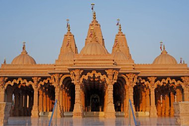 BAPS Swaminarayan Tapınağı; Bhavnagar Bölgesi; Gujarat; Hindistan;