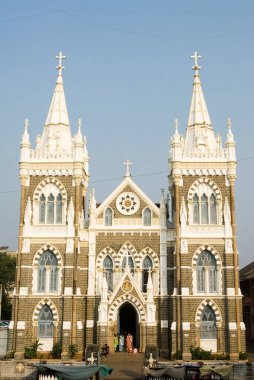 Mount Mary Kilisesi; Bandra; Bombay şimdi Mumbai; Maharashtra; Hindistan