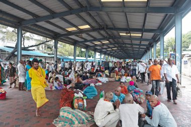 Dindarlar Venkateswara Balaji Tapınağı Tirupati Andhra Pradesh Hindistan Asya 