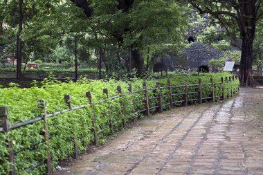 Çit Veermata Jijabai Bhosale Udyan Mumbai Maharashtra Hindistan Asya Eylül 2012