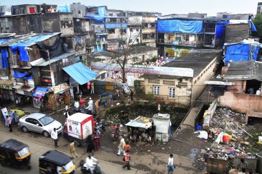 Behram Naupada, Anant Kanekar Marg, Bandra, Bombay Mumbai, Maharashtra, Hindistan 24-Ağustos-2009 