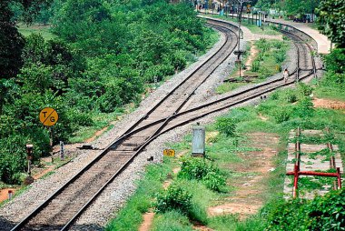 Konkan Demiryolu Ponda, Goa, Hindistan 