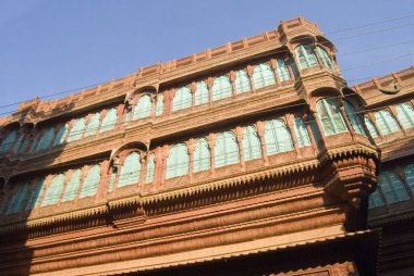Haveli, Bikaner; Shekhawati Bölgesi; Rajasthan; Hindistan