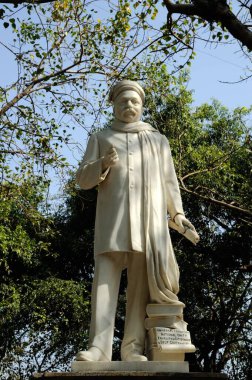 Gopal Krishna Gokhale heykeli, mumbai, maharashtra, Hindistan, Asya 