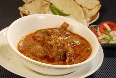 Vejetaryen olmayan yemek - Koyun eti ve rotis