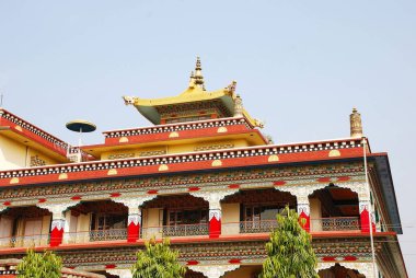 Budist manastırı, Gaya, Bihar, Hindistan 