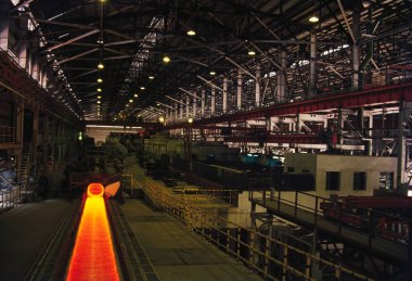Hindistan 'daki çelik fabrikası