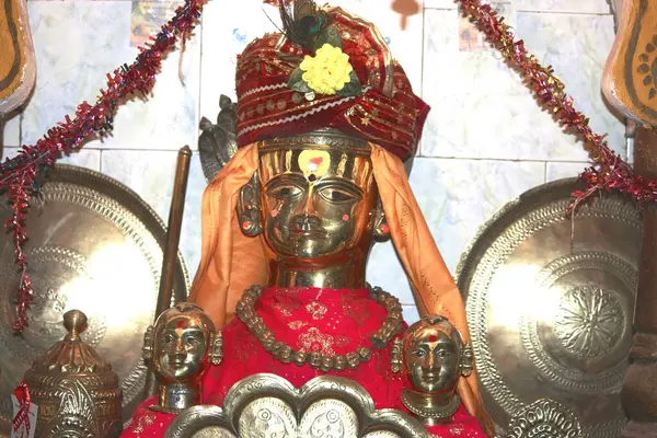 Aziz Rohidas 'ın resmi, Pandharpur kasabası, Solapur bölgesi, Maharashtra, Hindistan 