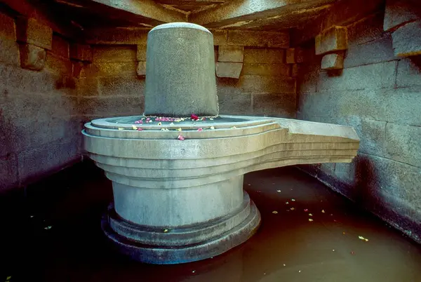 stock image Badavilinga temple, hampi, karnataka, India, Asia 