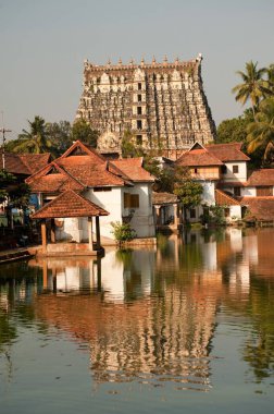 Shri padmanabhaswamy tapınağı Trivandrum Thiruvananthapuram, Kerala, Hindistan 