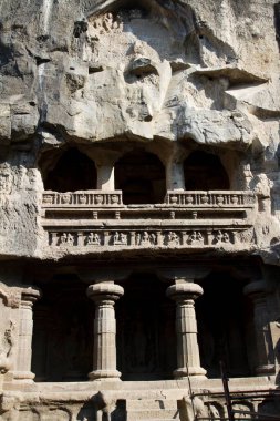 Kailash tapınağı Ellora mağaralarında, aurangabad, maharashtra, Hindistan, Asya