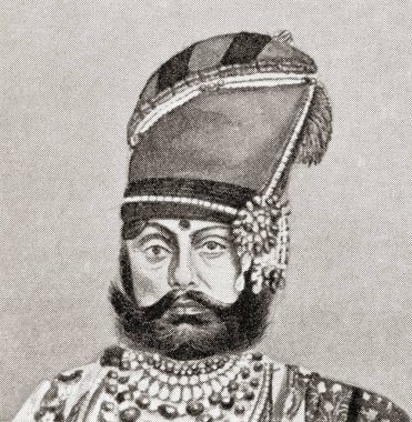 old vintage photo of Jaswant Singh II clipart