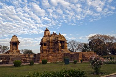 Devi Jagdambi Tapınağı Khajuraho Madhya Pradesh Hindistan Asya 