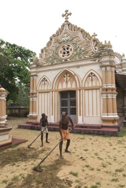 Cherai 'deki St. Marys Ortodoks Kilisesi; Kerala; Hindistan 