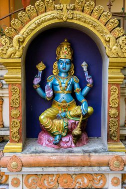 Lord Vishnu idol, Rajahmundry, Andhra Pradesh, India, Asia clipart