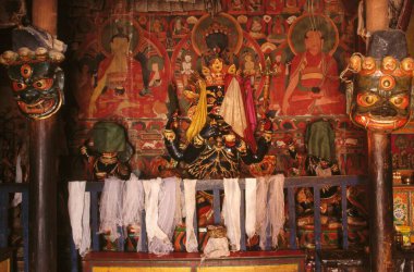 phiyoung Kali Temple, ladakh, Jammu ve Kashmir, Hindistan 