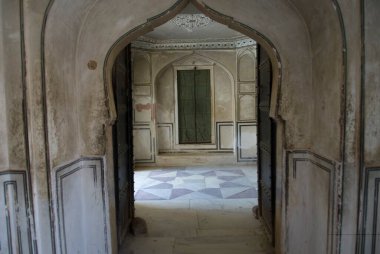 Sheesh Mahal Amber kalesinde; Jaipur; Rajasthan; Hindistan